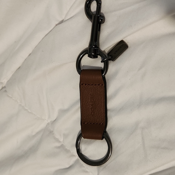 NEW mens gift set dark saddle Wallet with removable ID wallet keychain gift box - Picture 7 of 11